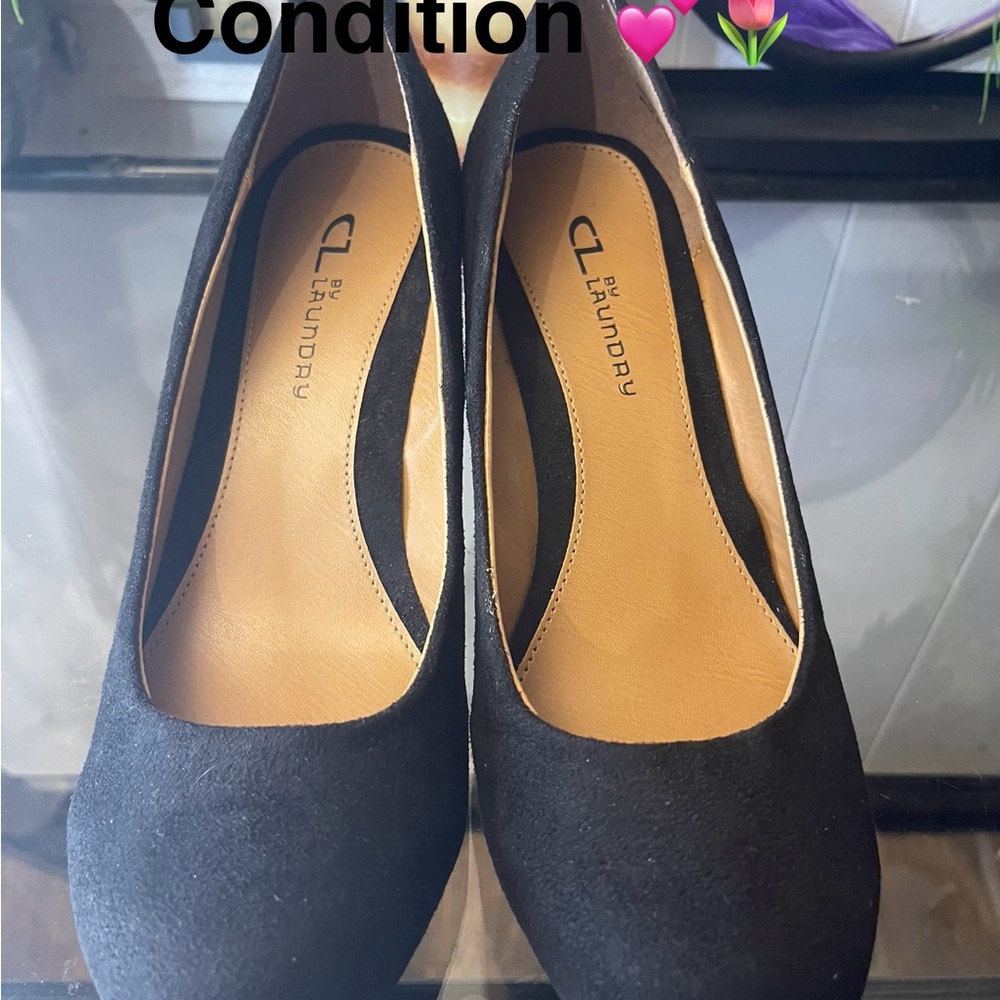 CL by Laundry Black Women's Flats
